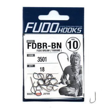 Крючки Fudo Bream Yamame Black 10 (18 шт.) (FHBN350110) FHBN350110 фото