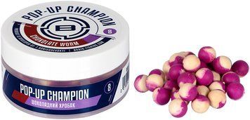 Бойлы Brain Champion Pop-Up Chocolate Worm (Шоколадный червь) 8mm 34g 1858.22.46 фото