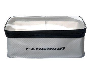 Ємність із кришкою для годівниць Flagman EVA Gray Woven 30x18x10 см FGEVA004 фото