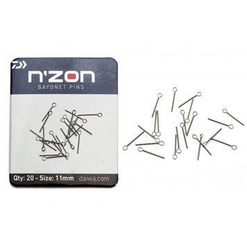 Вкрутка для бойлів Daiwa N`Zon Bayonet Pins 11mm 20pc (13308-311) 13308-311 фото