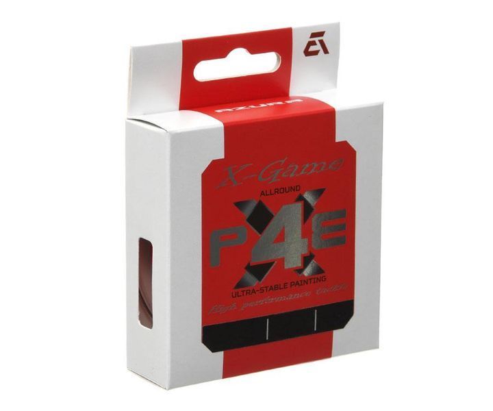 Шнур Azura X-Game PE X4 150м Fiery Red #0.3 0.094мм X4-03 фото