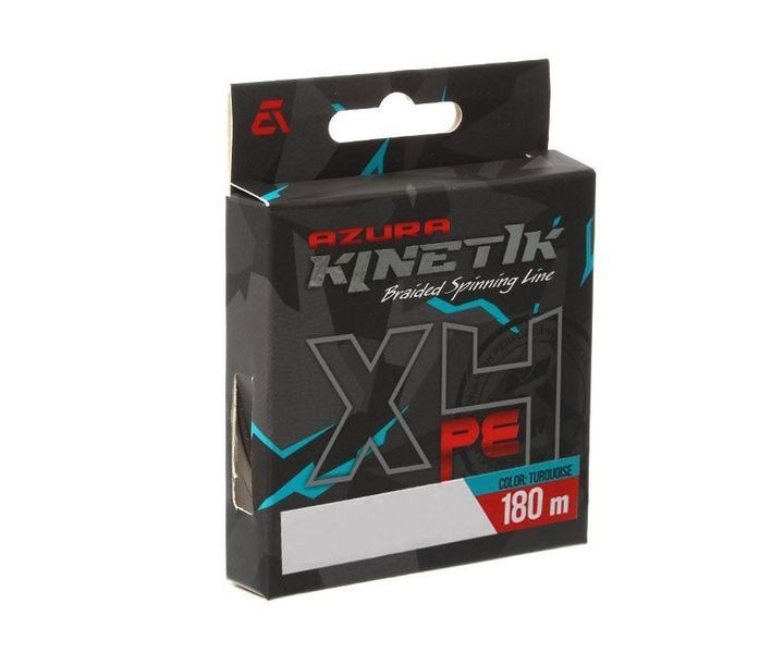 Шнур Azura Kinetik X4 Turquoise 180м #1 0.165мм KX4L-10 фото