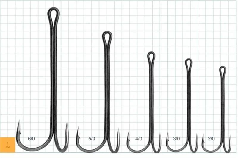 Подвійник Gurza Double Hook X-Long BN Shank No2 (3шт/пач) 6543.00.26 фото