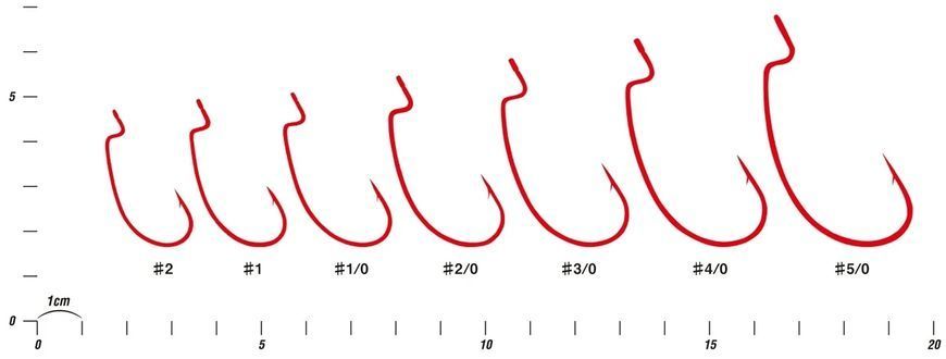 Крючок Decoy Worm17R Kg Hook R #2 (7 шт/уп) 1562.08.65 фото