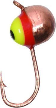 Блешня вольфрамова Fishing ROI Напівсфера з підмазкою та вушком 5mm W-CU8 400-31-5-W-CU8 фото