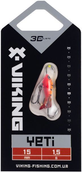 Балансир Viking Fishing Yeti Ice Jig 15mm 1.5g #15 Pink Moon 1919.04.30 фото
