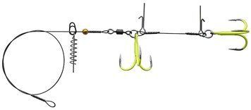 Монтаж Gurza Stinger Pike Rig Duo ST36 No3/0 (1 шт.) ц:chartreuse 6543.01.28 фото