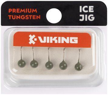Мормышка вольфрамовая Viking Fishing Round 0.64g 4mm Olive (5шт) 1919.03.45 фото
