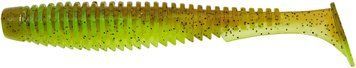 Силикон FishUP U-Shad 4" #204 - Green Pumpkin/Chartreuse (8шт/уп) 1864.11.21 фото
