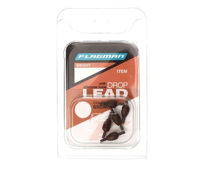 Грузила Flagman Drop Lead Brown 0.5г 5000_0050 фото