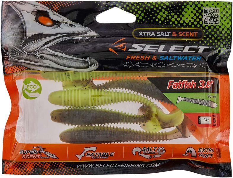 Силикон Select FatFish 3.8" #242 (5 шт/уп) 1870.72.06 фото