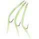 Морський монтаж Fladen Rubber Mac 3 pcs size 14/0 Luminous (17-816-140) 17-816-140 фото 1