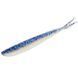 Силикон Lunker City Fin-S Fish 4" #199 Motor Oil Silver Flake 10шт. (19940) 19940 фото 2