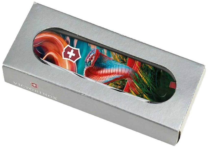 Нож Victorinox Swiss Army Huntsman Zodiac. Красочная кобра 61.92.87 фото