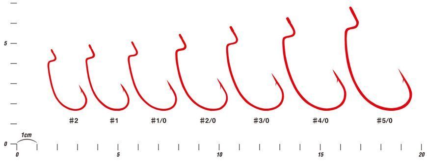 Крючок Decoy Worm17R Kg Hook R #1/0 (7 шт/уп) 1562.05.47 фото