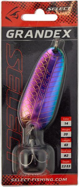 Блесна Select Grandex 20.0g 63mm #14 1870.68.30 фото
