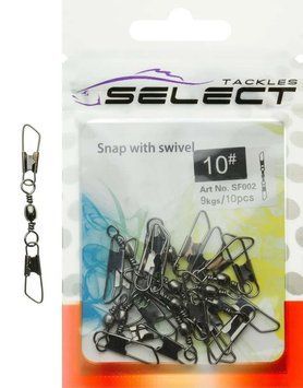 Вертлюжок с застежкой Select SF002 size 4, 9 шт. 1870.20.90 фото