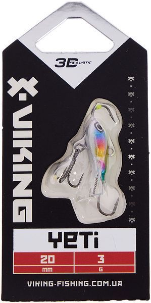 Балансир Viking Fishing Yeti Ice Jig 20mm 3.0g #16 European Values 1919.01.74 фото