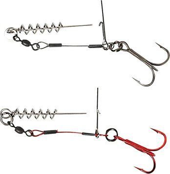 Оснастка Savage Gear Carbon49 Corkscrew Stinger #3/0 31kg (2 шт./пач.) 1854.09.72 фото