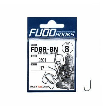 Крючки Fudo Bream Yamame Black 8 (17 шт.) (FHBN35018) FHBN35018 фото