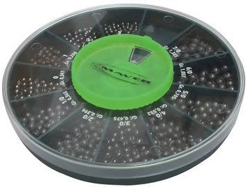 Набір грузил Maver Scatola Pallini Supercalibrati 250g No3-7/0 1300.34.49 фото