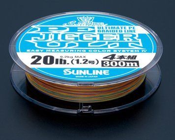 Шнур Sunline PE-Jigger ULT 600m (multicolor) #2.0/0.235mm 35lb/15.5kg 1658.10.92 фото