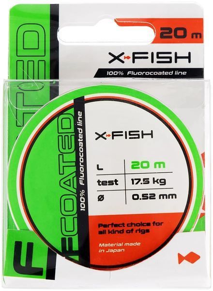 Флюорокарбон X-Fish FCoated 20m 0.52mm 17.5kg 1917.01.55 фото