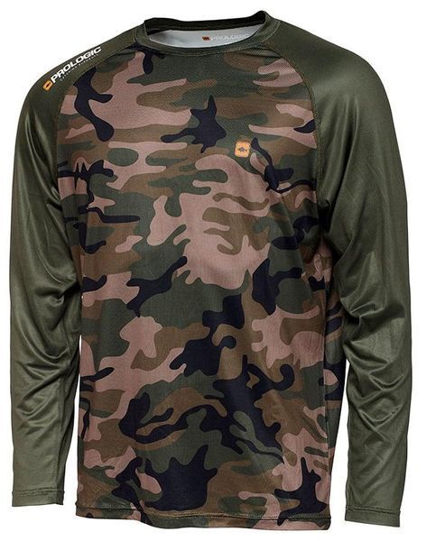 Реглан Prologic UV Camo Long Sleeve T-Shirt XXXL Camo/Green 1846.18.83 фото