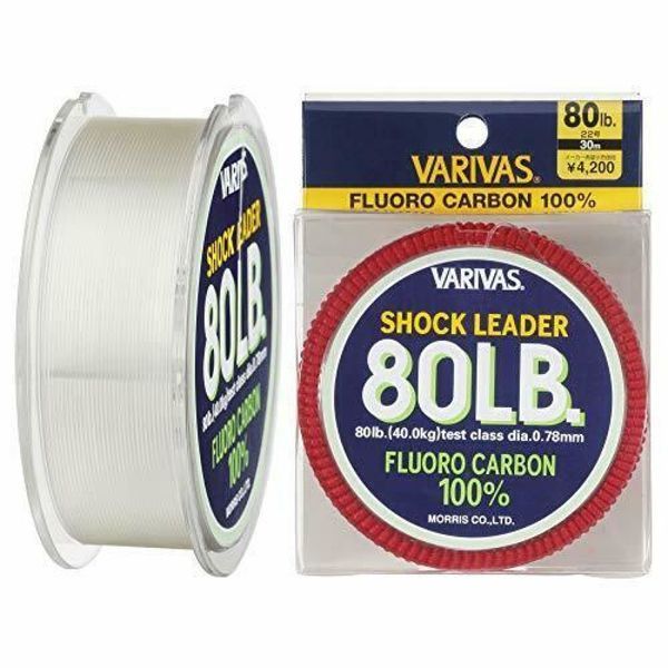 Флюорокарбон Varivas Fluoro Shock Leader 30m 36kg 0.780mm (РБ-687528) РБ-687528 фото