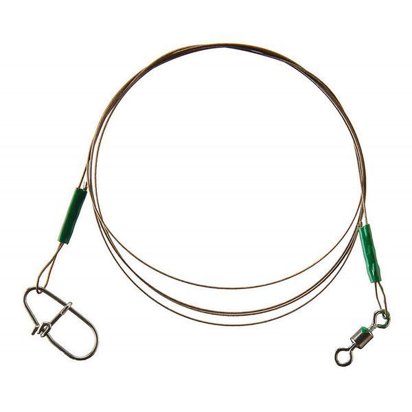 Поводок стальной Cormoran 1x19 Wire leader 30cm 9kg 2pcs (75-34090) 75-34090 фото