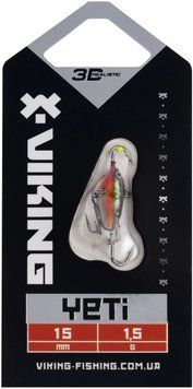 Балансир Viking Fishing Yeti Ice Jig 15mm 1.5g #17 Brown Perch 1919.04.40 фото