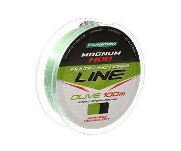 Леска Flagman Magnum Mod Main Line Olive 100м 0.35мм MMLO10035 фото