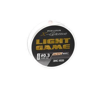 Шнур Azura X-Game Light Game X8 PE White 150 м #0.3 0.094 мм XL8-03 фото