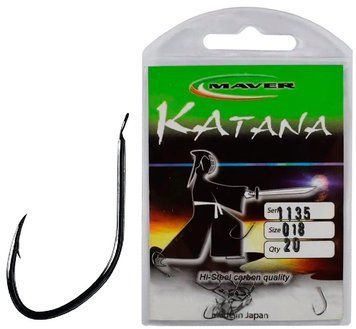 Крючок Maver Katana 1135A №18 (20шт/уп) 1300.31.73 фото