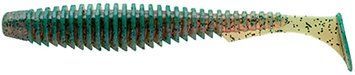 Силикон FishUP U-Shad 3" #017 - Motor Oil Pepper (9шт/уп) 1862.02.96 фото