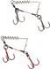 Оснастка Savage Gear Carbon49 Corkscrew Stinger 2x#1/0 28kg (2 шт/уп.) 1854.09.73 фото 1