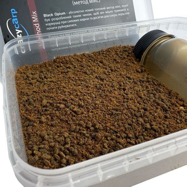 Метод Мікс Crazy Carp Method Mix Black Opium 400г 1350.01.19 фото