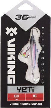Балансир Viking Fishing Yeti Ice Jig 60mm 16.0g #1 Blue Glam 1919.02.23 фото