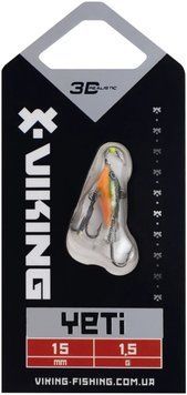 Балансир Viking Fishing Yeti Ice Jig 15mm 1.5g #18 Golden Green 1919.04.41 фото
