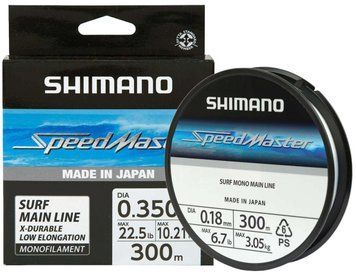 Леска Shimano Speedmaster Surf Mono 1200m 0.20mm 3.69kg 2266.46.50 фото
