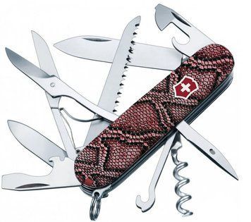 Нож Victorinox Swiss Army Huntsman Design. Кожа питона 61.92.90 фото