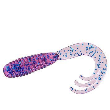 Силикон Big Bite Baits Triple Tip Grub 2" 10pc #Electric Blue (2317489) 2317489 фото
