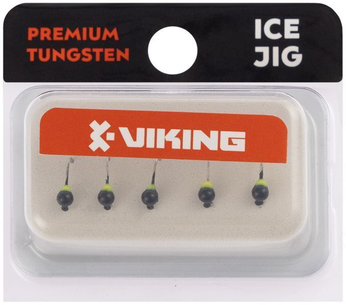 Мормышка вольфрамовая Viking Fishing Round+drop 0.18g 2.5mm Black (5шт) 1919.03.49 фото