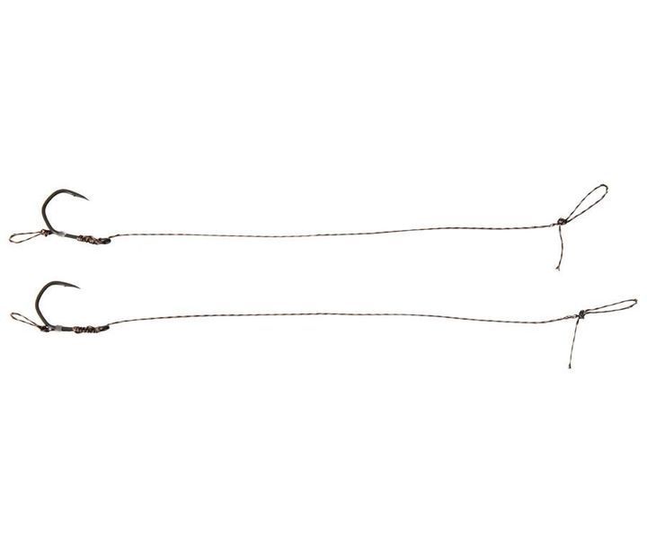 Готовий повідець Carp Pro 15см Sinking Braid 25 lb x8 PTFE Wide Gape Сapture №6 CP258-WGC062 фото