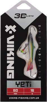 Балансир Viking Fishing Yeti Ice Jig 60mm 16.0g #2 Green Glam 1919.02.24 фото