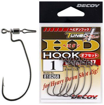 Крючок Decoy Worm117 HD Hook Offset #1 (5 шт/уп) 1562.04.66 фото