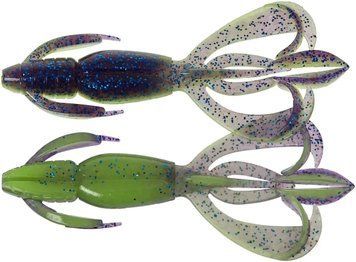 Силикон Keitech Crazy Flapper 2" (8 шт/уп) PAL#06 Violet Lime Berry 1551.14.70 фото