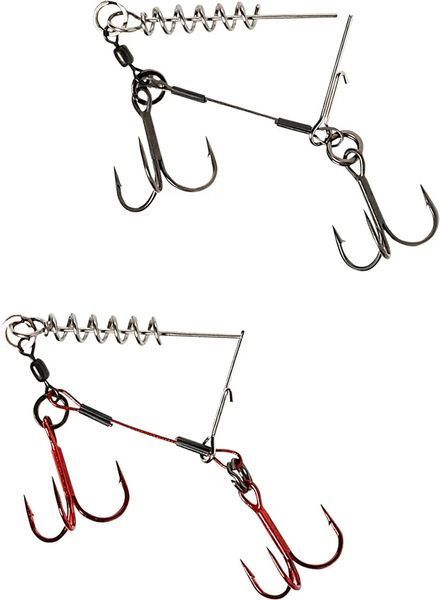 Оснастка Savage Gear Carbon49 Corkscrew Stinger 2x#3/0 31kg (2 шт./пач.) 1854.09.75 фото