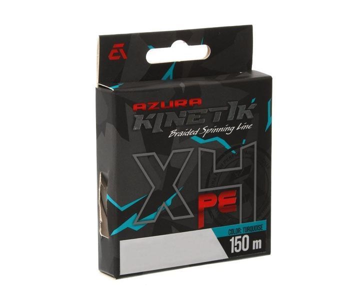 Шнур Azura Kinetik X4 Turquoise 150 м #2 0.235м KX4-20 фото