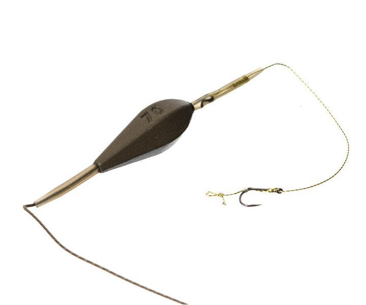 Готове оснащення на ледкорі Carp Pro In-line Horizont №6 70г CP18116-70 фото